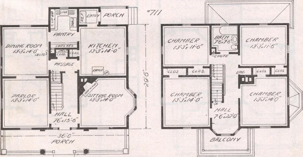 An illustration from Attractive homes, 1912, leaf 168