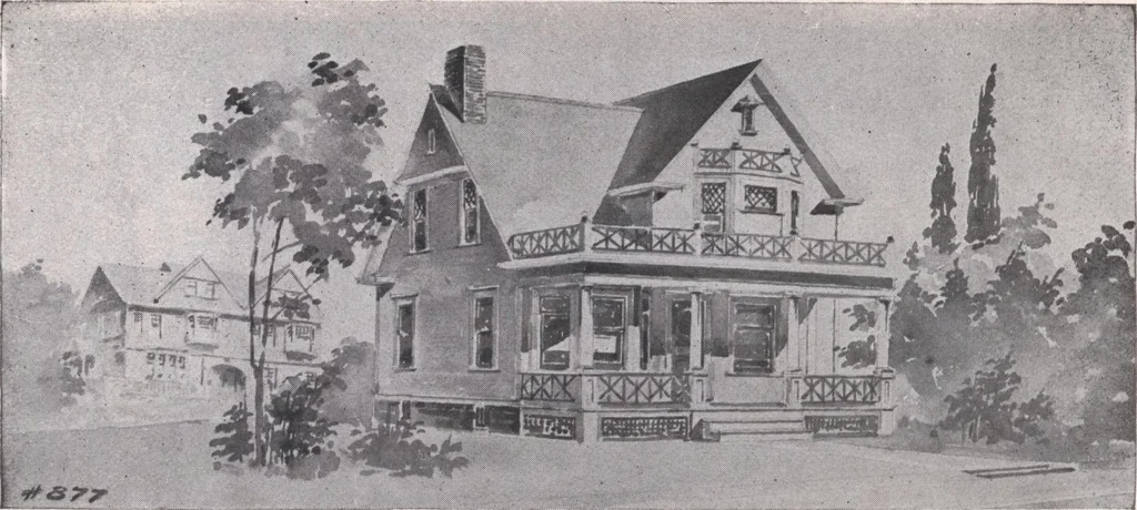 An illustration from Attractive homes, 1912, leaf 169
