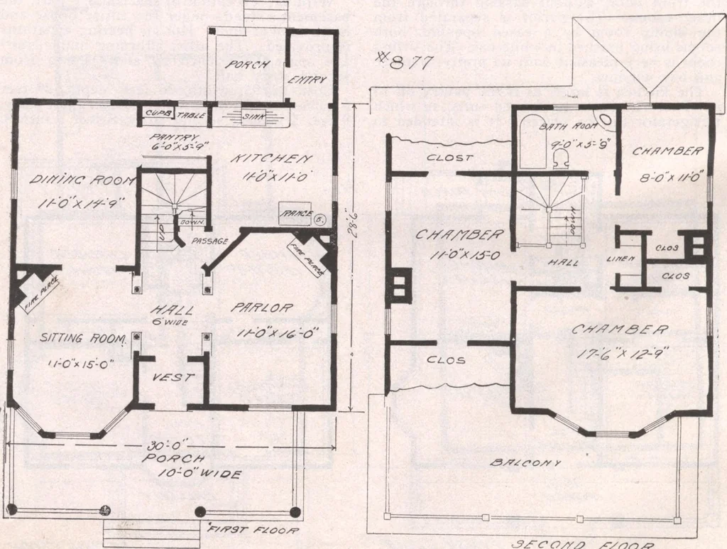 An illustration from Attractive homes, 1912, leaf 169