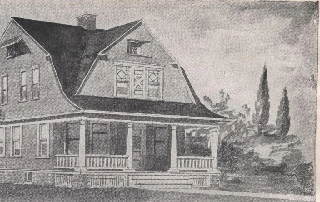 An illustration from Attractive homes, 1912, leaf 17
