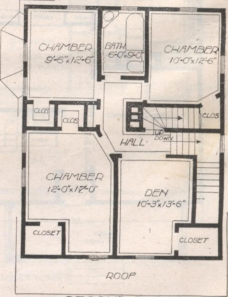 An illustration from Attractive homes, 1912, leaf 17