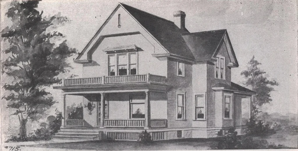 An illustration from Attractive homes, 1912, leaf 170