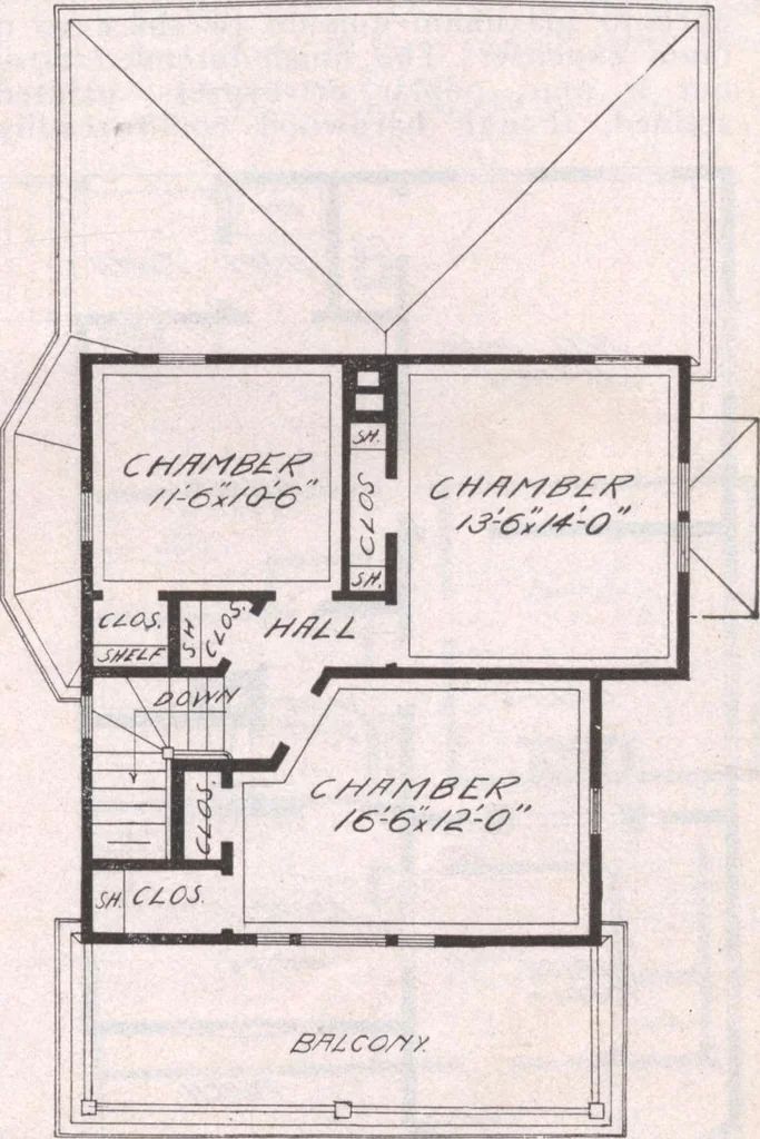 An illustration from Attractive homes, 1912, leaf 170