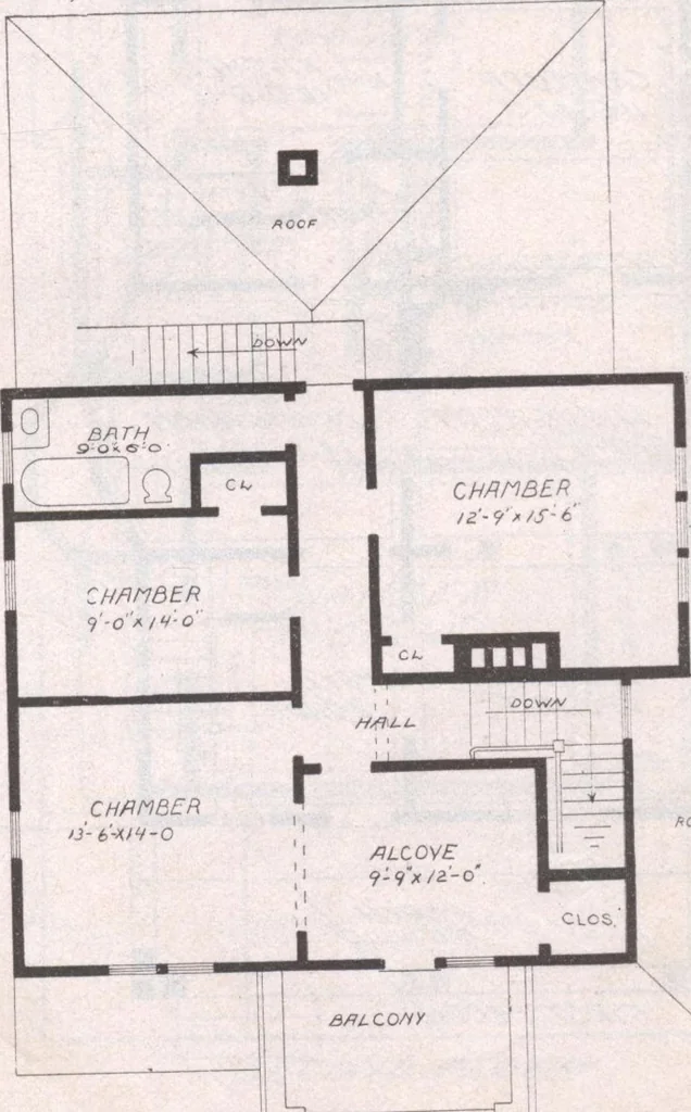 An illustration from Attractive homes, 1912, leaf 172