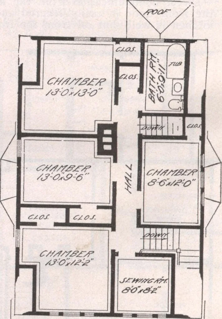 An illustration from Attractive homes, 1912, leaf 173