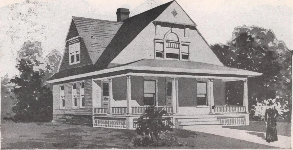 An illustration from Attractive homes, 1912, leaf 175