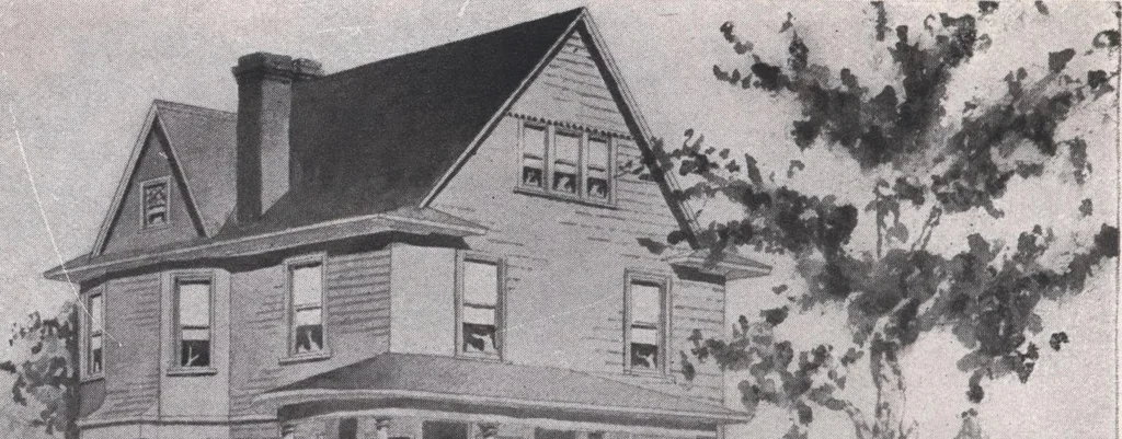 An illustration from Attractive homes, 1912, leaf 177