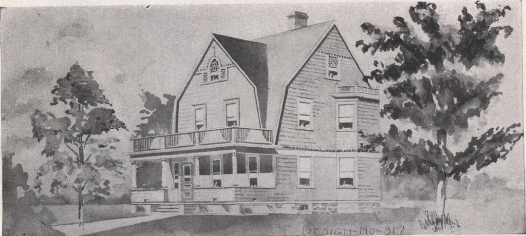 An illustration from Attractive homes, 1912, leaf 178