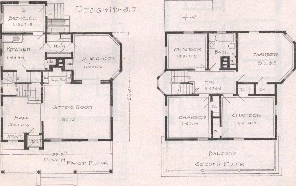 An illustration from Attractive homes, 1912, leaf 178