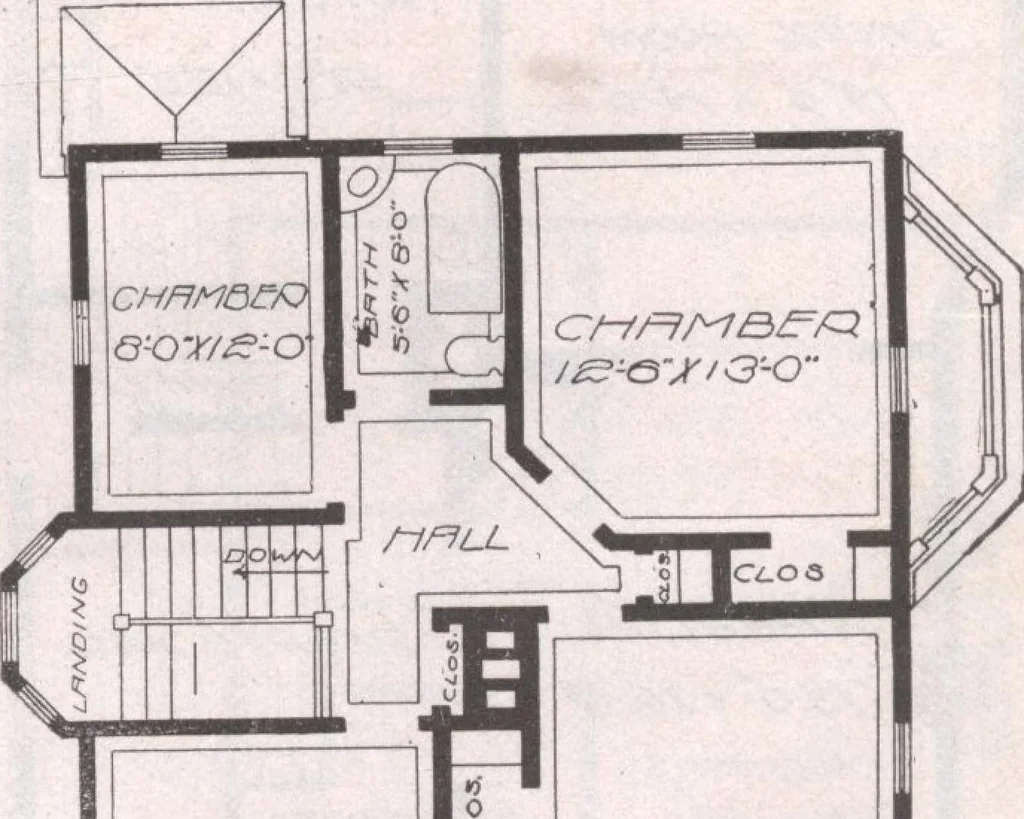 An illustration from Attractive homes, 1912, leaf 180