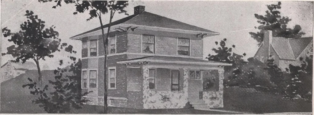 An illustration from Attractive homes, 1912, leaf 181