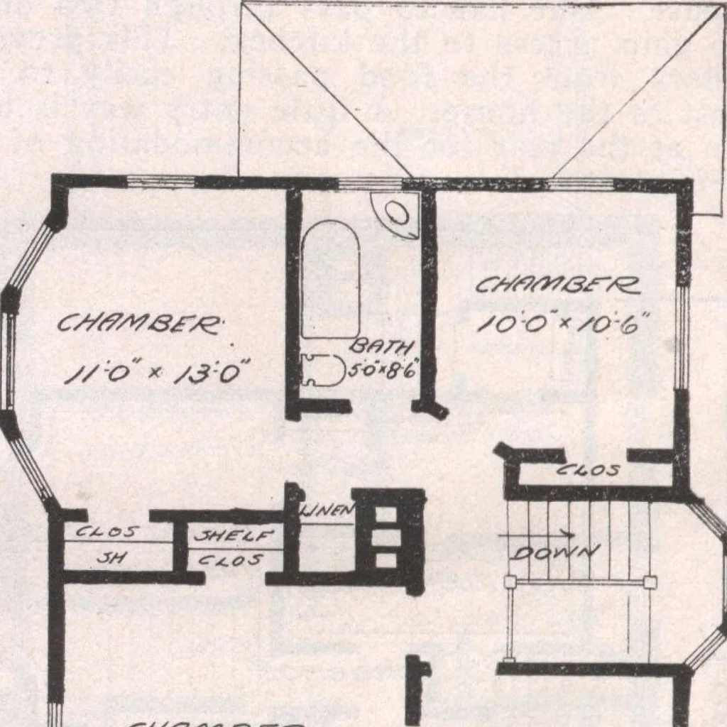 An illustration from Attractive homes, 1912, leaf 181