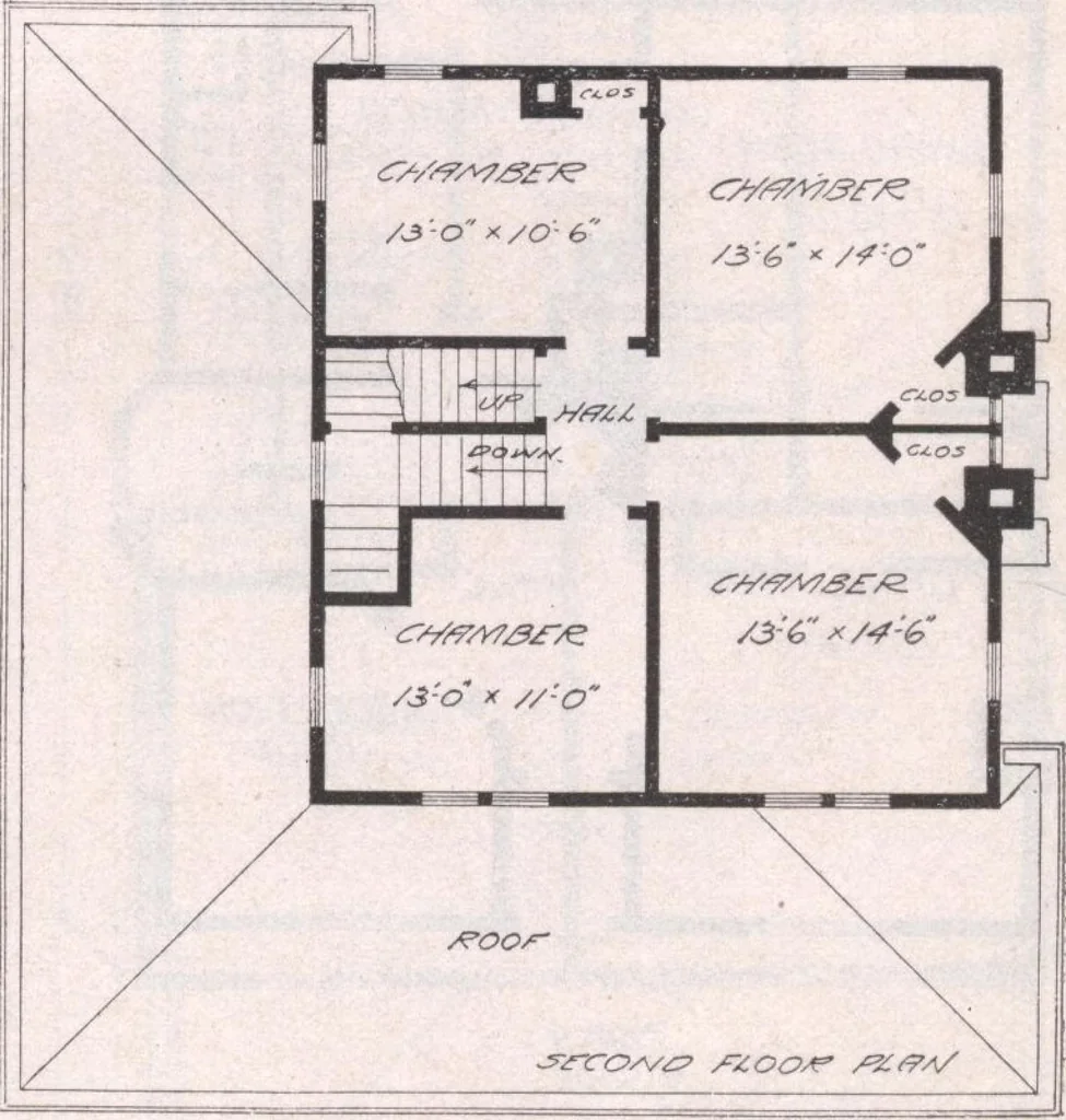 An illustration from Attractive homes, 1912, leaf 182