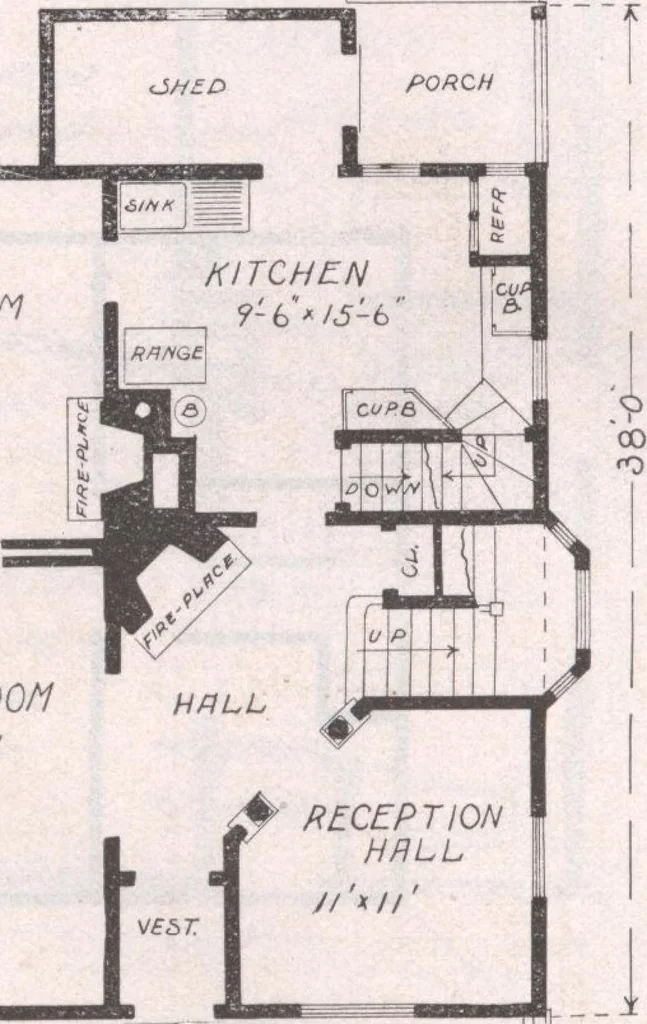 An illustration from Attractive homes, 1912, leaf 183