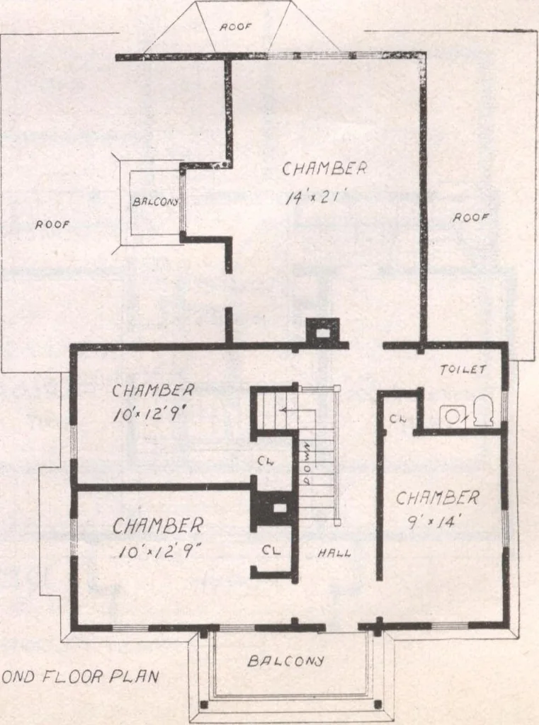 An illustration from Attractive homes, 1912, leaf 187
