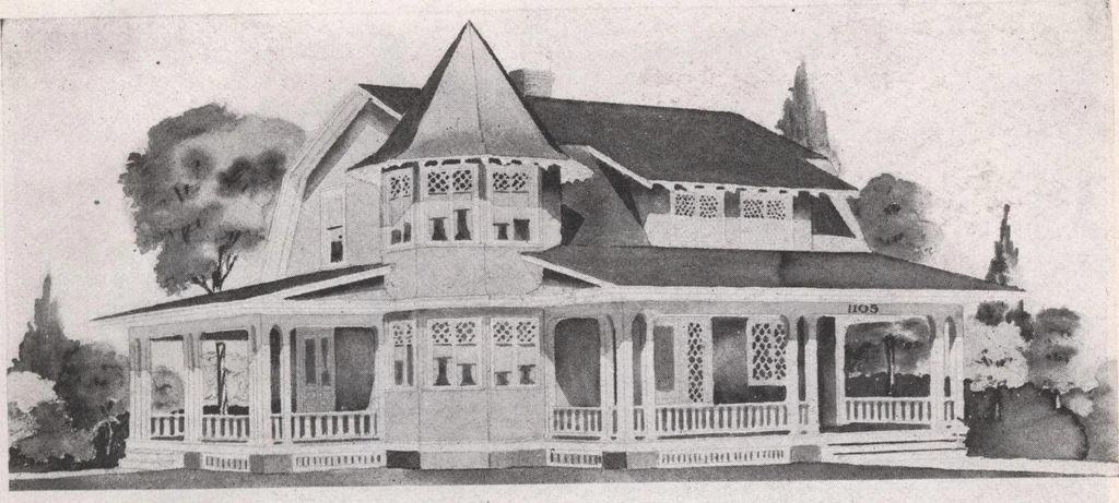 An illustration from Attractive homes, 1912, leaf 188