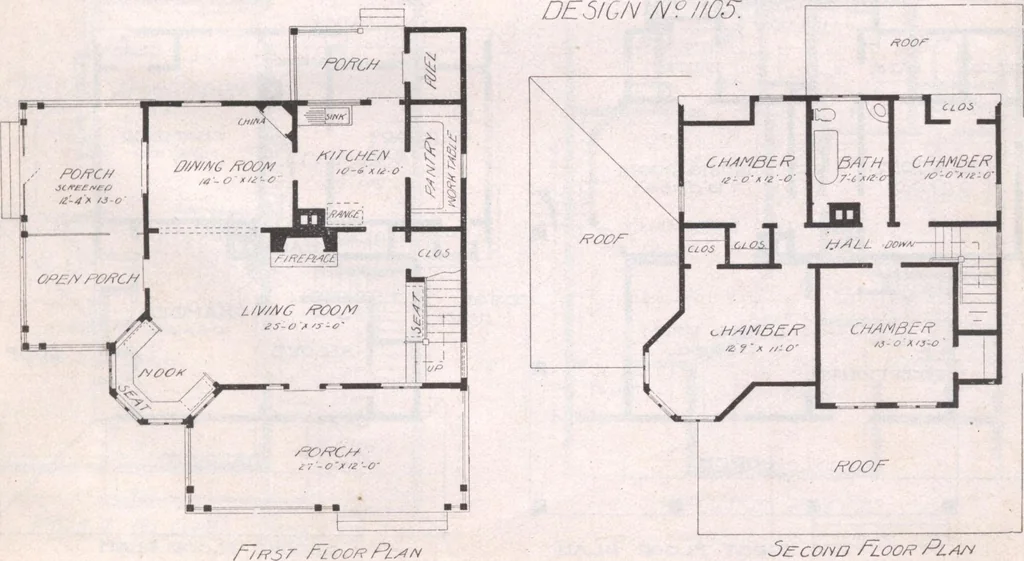 An illustration from Attractive homes, 1912, leaf 188