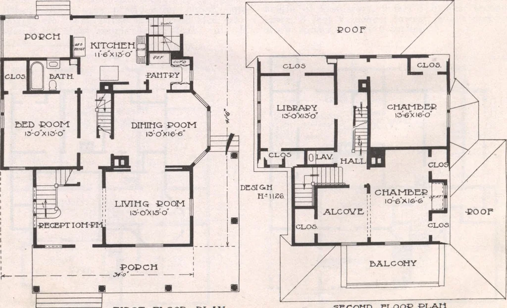 An illustration from Attractive homes, 1912, leaf 189