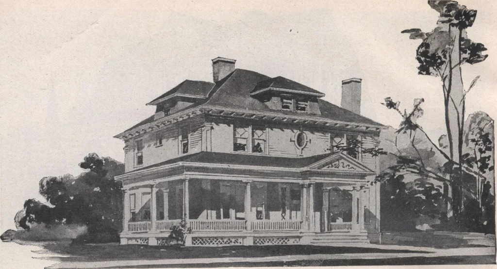 An illustration from Attractive homes, 1912, leaf 19
