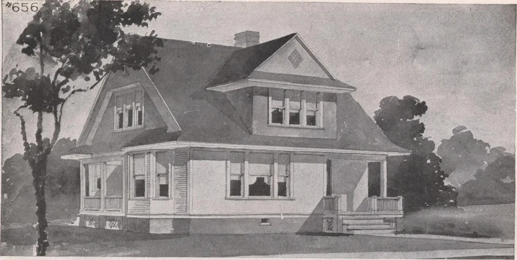 An illustration from Attractive homes, 1912, leaf 190