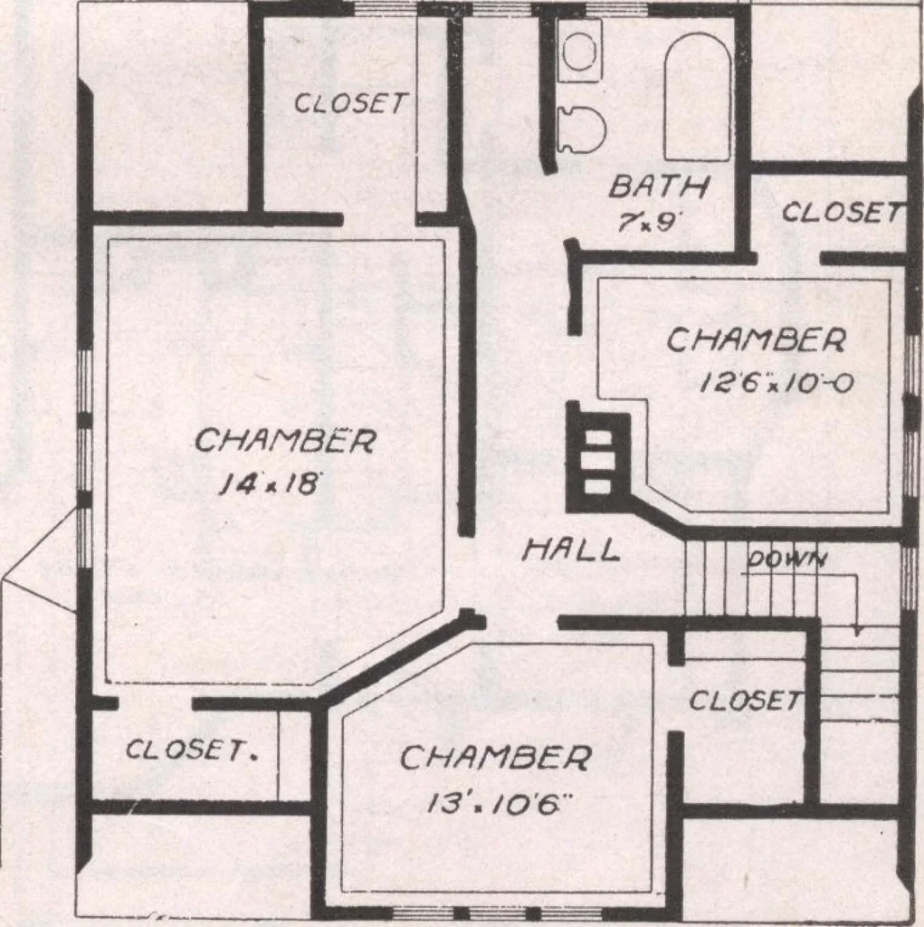 An illustration from Attractive homes, 1912, leaf 190