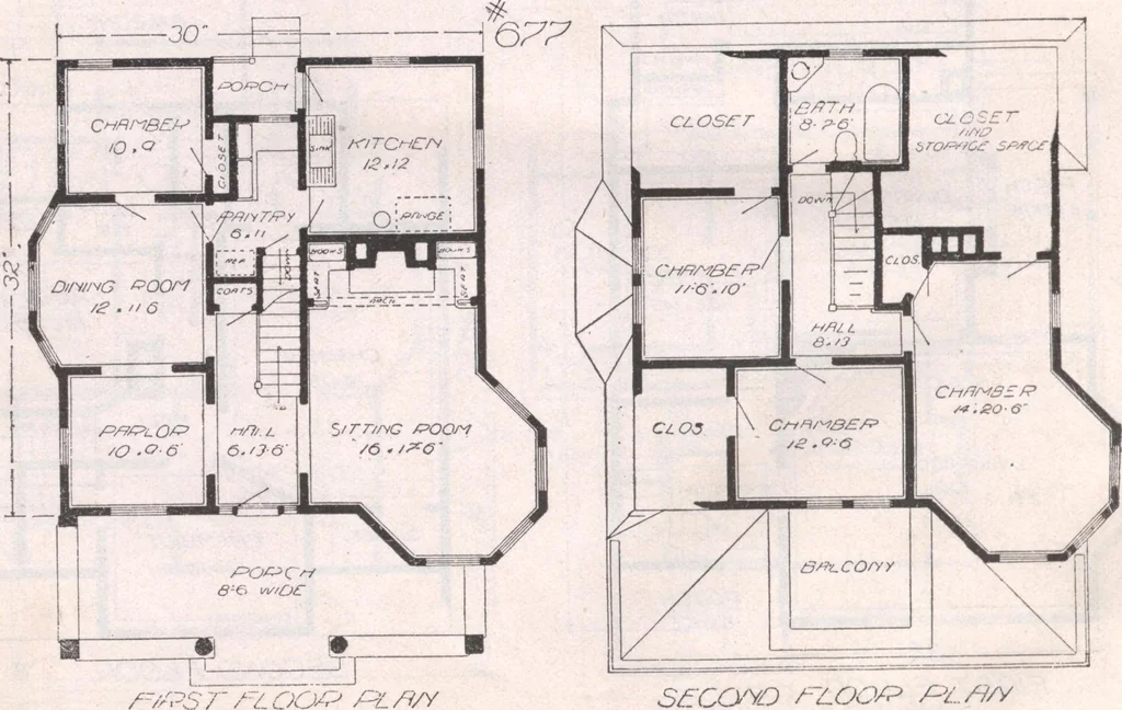 An illustration from Attractive homes, 1912, leaf 191