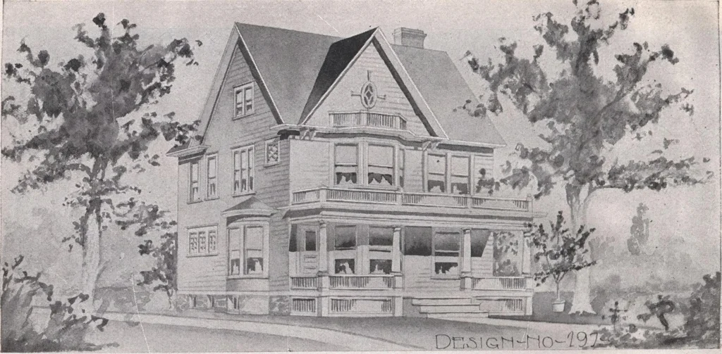An illustration from Attractive homes, 1912, leaf 193