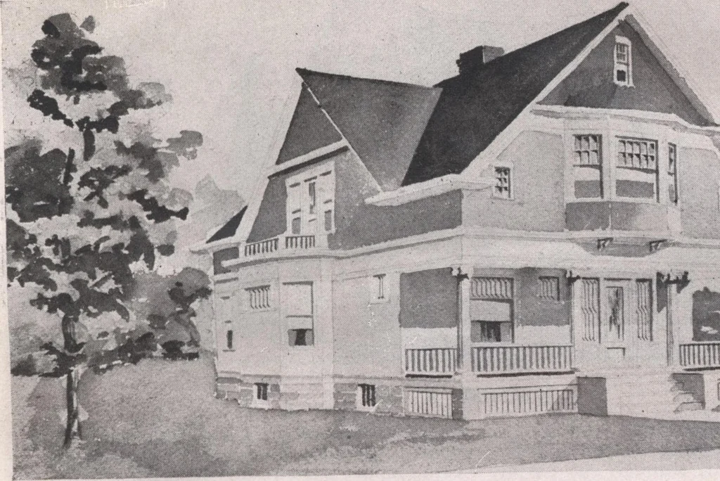 An illustration from Attractive homes, 1912, leaf 194