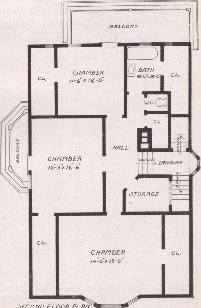 An illustration from Attractive homes, 1912, leaf 194