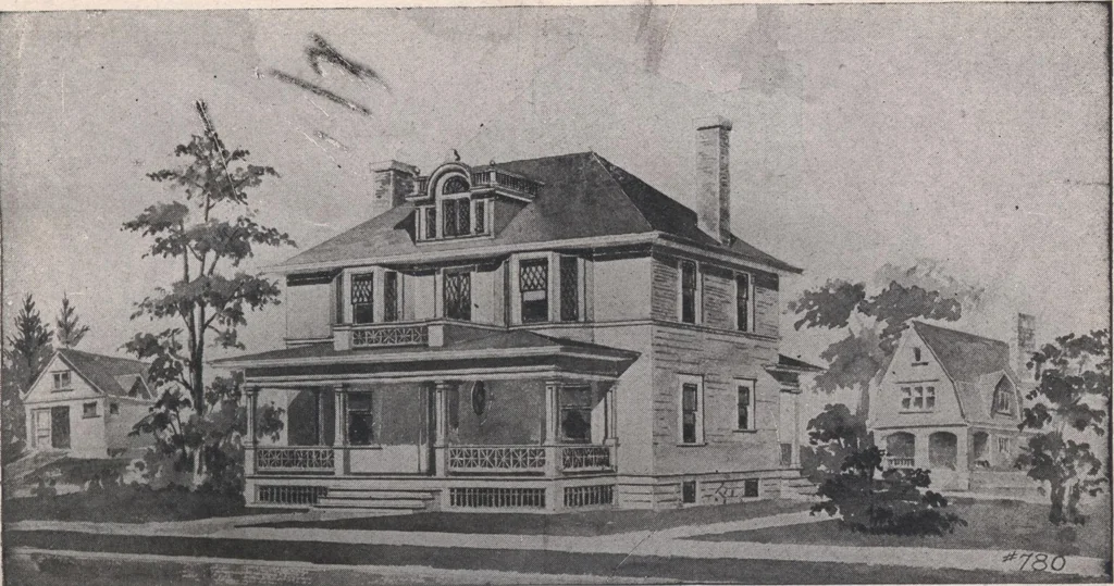 An illustration from Attractive homes, 1912, leaf 20