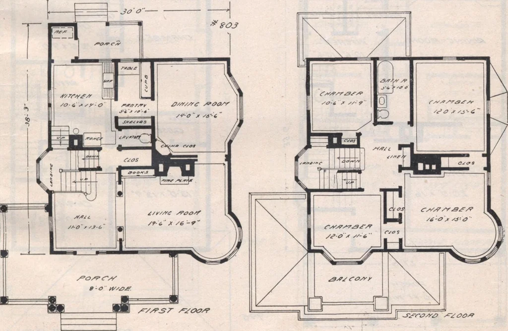 An illustration from Attractive homes, 1912, leaf 22