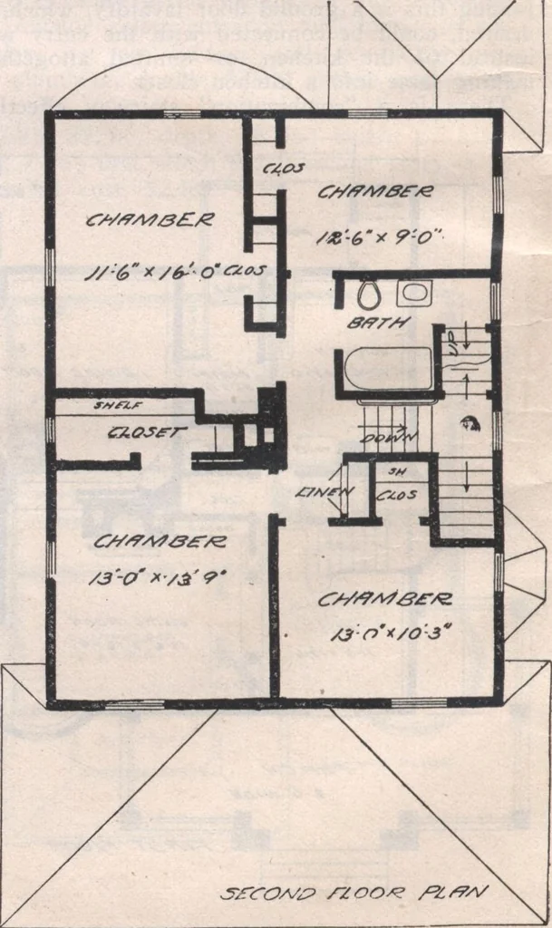 An illustration from Attractive homes, 1912, leaf 23