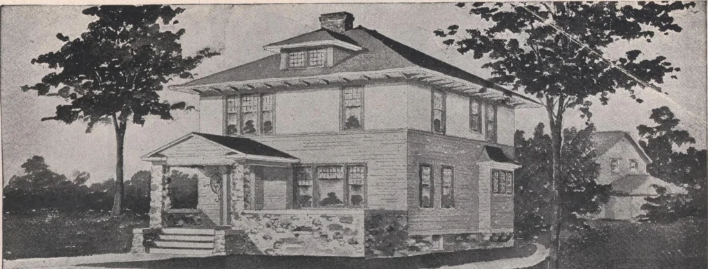 An illustration from Attractive homes, 1912, leaf 24
