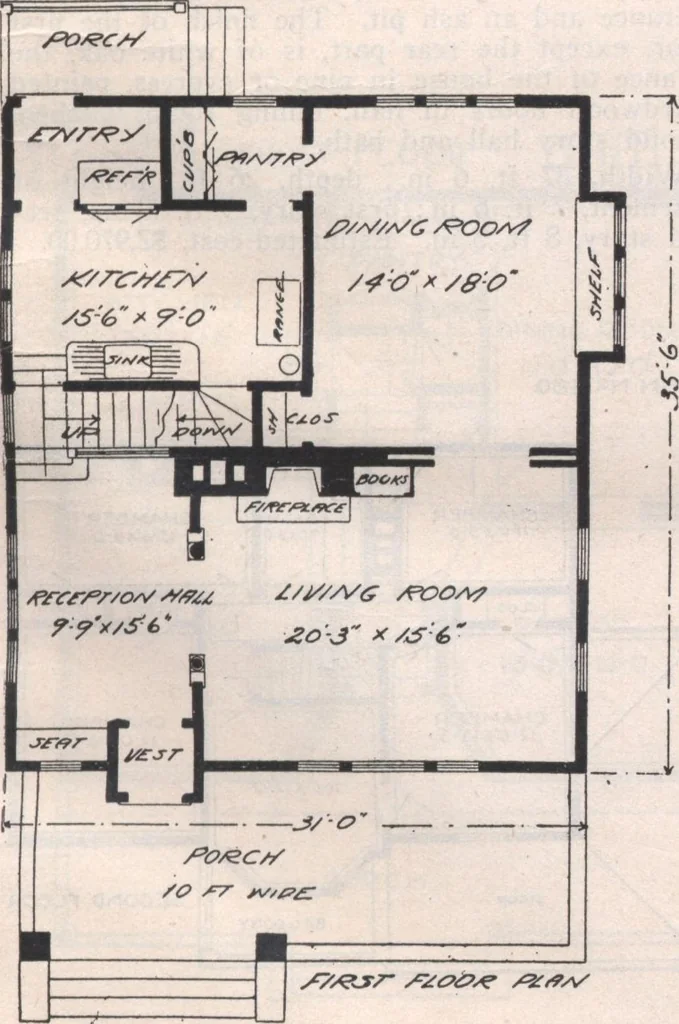An illustration from Attractive homes, 1912, leaf 24