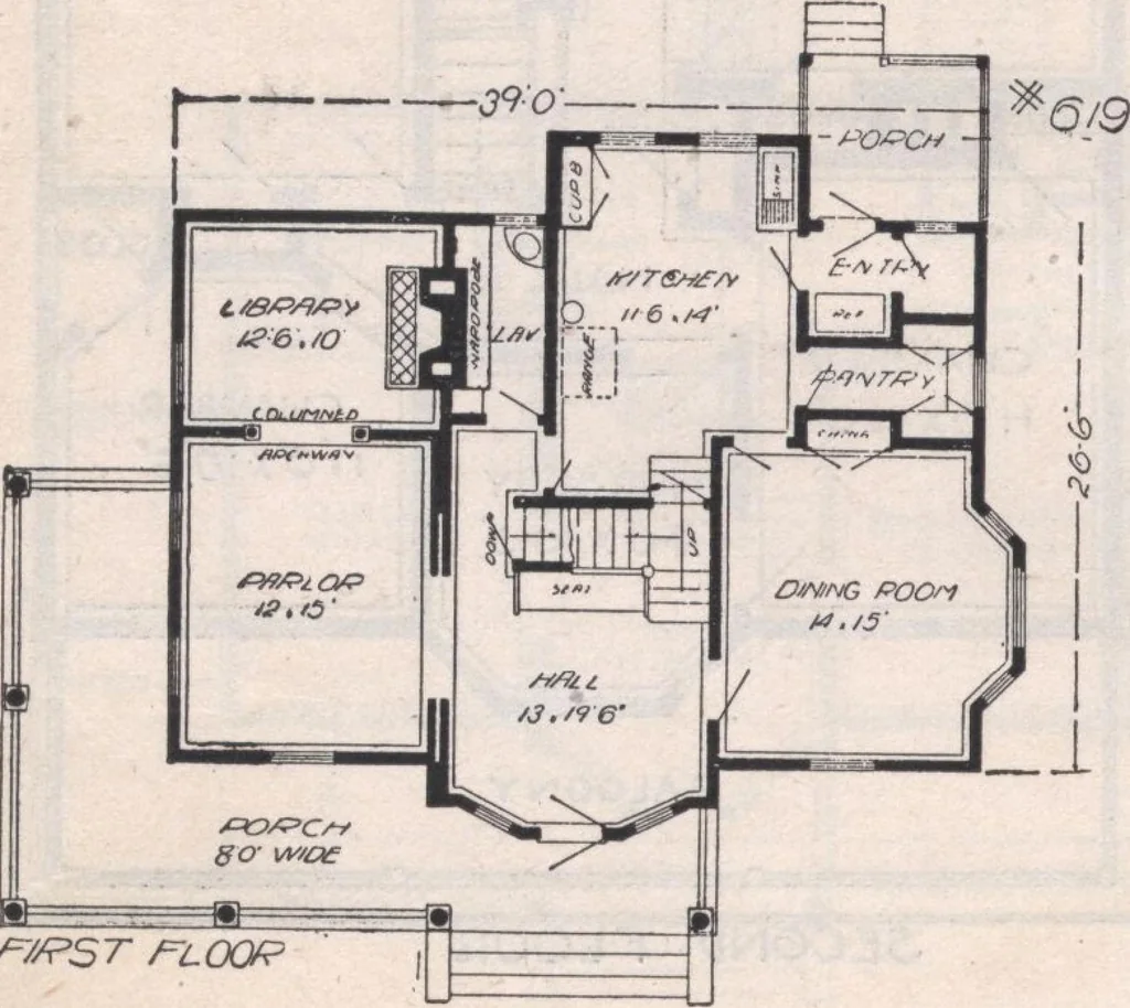 An illustration from Attractive homes, 1912, leaf 27