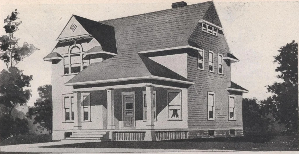 An illustration from Attractive homes, 1912, leaf 28