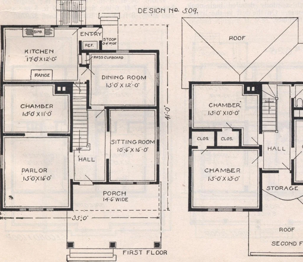 An illustration from Attractive homes, 1912, leaf 28