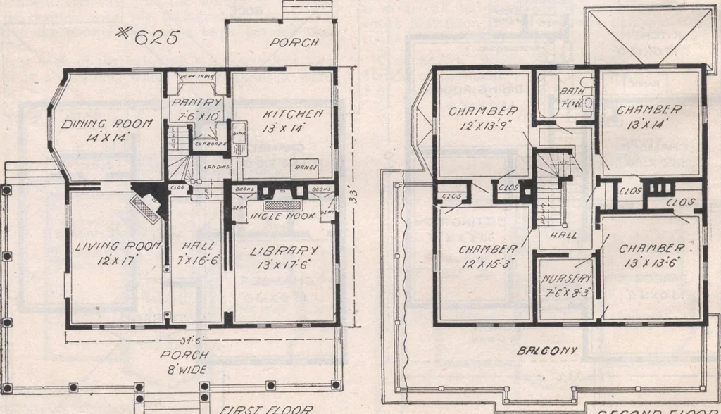 An illustration from Attractive homes, 1912, leaf 29