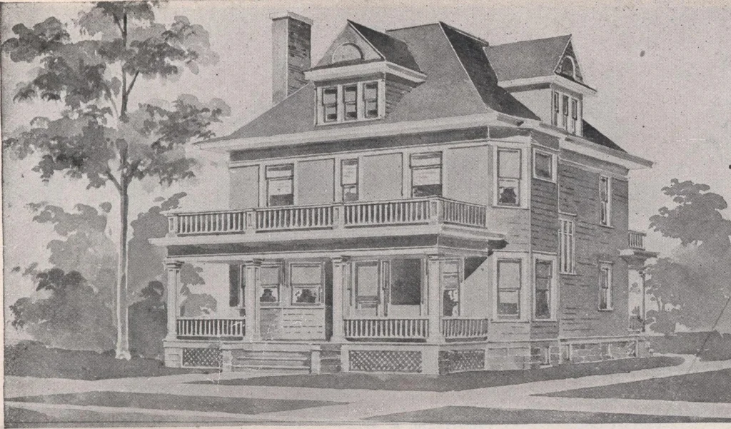 An illustration from Attractive homes, 1912, leaf 30