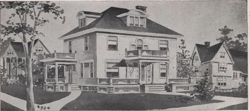 An illustration from Attractive homes, 1912, leaf 31