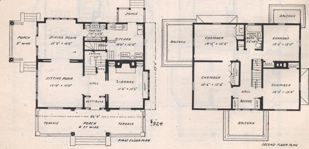 An illustration from Attractive homes, 1912, leaf 31