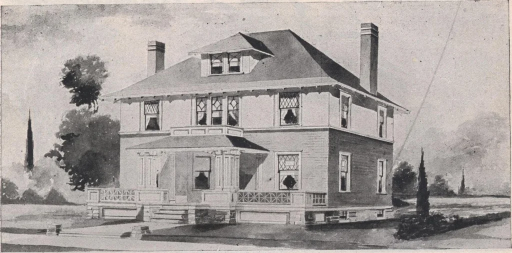 An illustration from Attractive homes, 1912, leaf 32