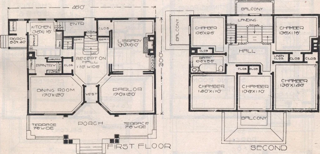 An illustration from Attractive homes, 1912, leaf 32