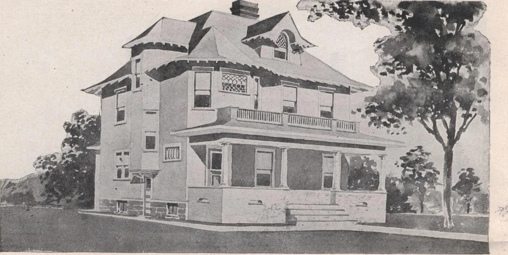 An illustration from Attractive homes, 1912, leaf 33