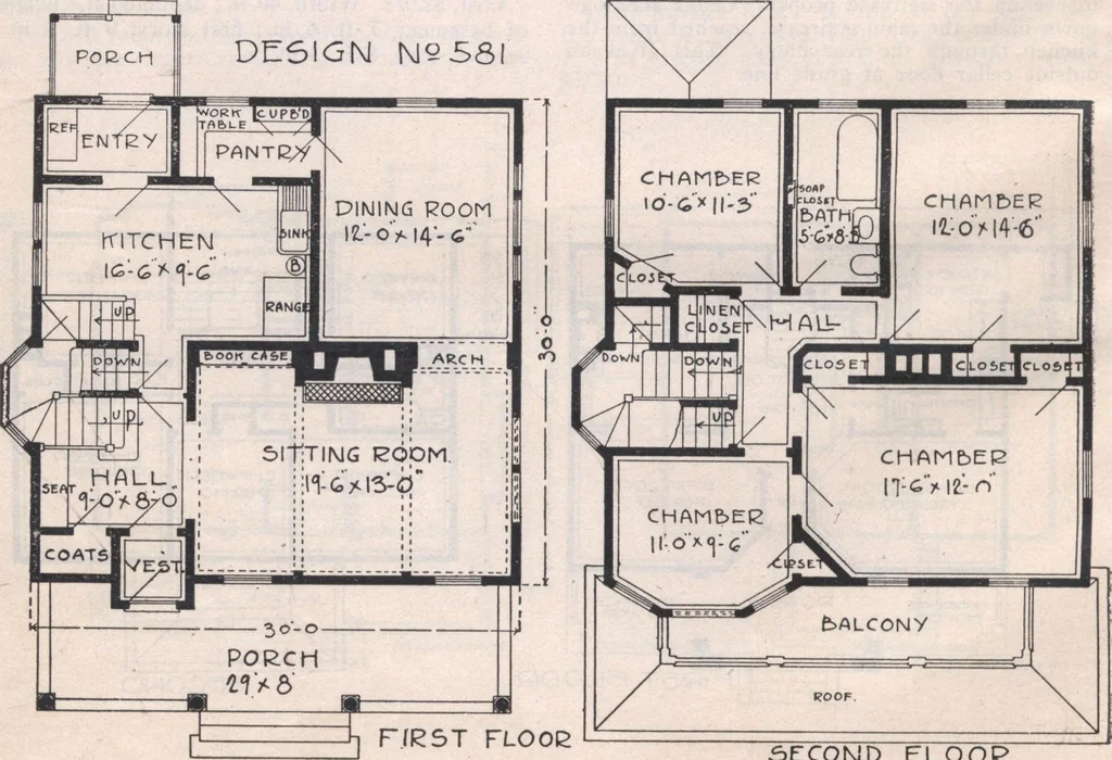 An illustration from Attractive homes, 1912, leaf 33
