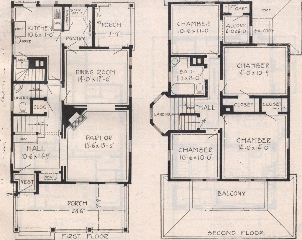 An illustration from Attractive homes, 1912, leaf 34