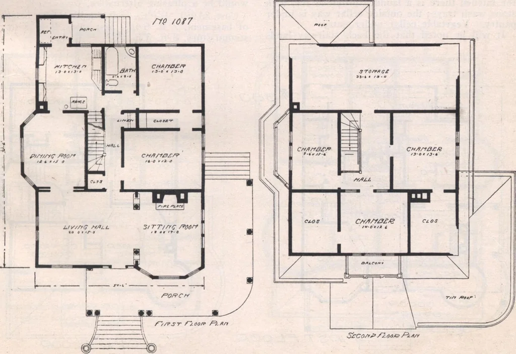 An illustration from Attractive homes, 1912, leaf 36