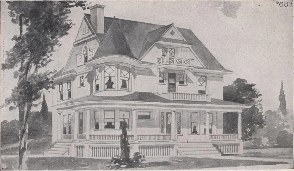 An illustration from Attractive homes, 1912, leaf 37
