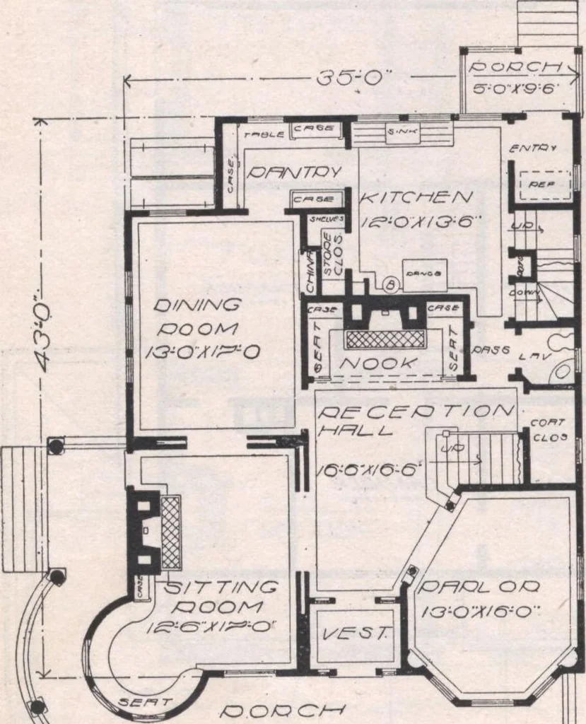 An illustration from Attractive homes, 1912, leaf 37