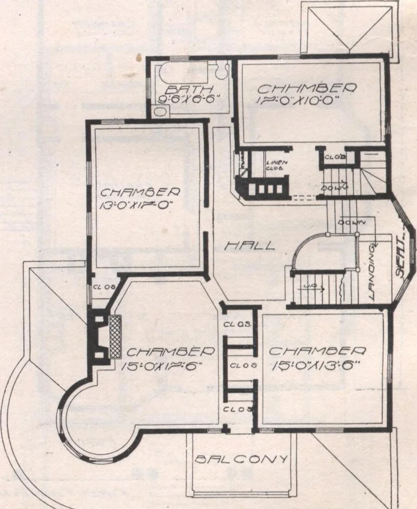 An illustration from Attractive homes, 1912, leaf 37